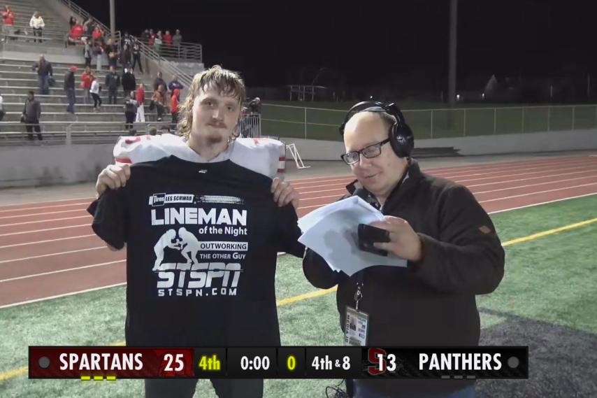 Les Schwab 'Lineman of the Night'