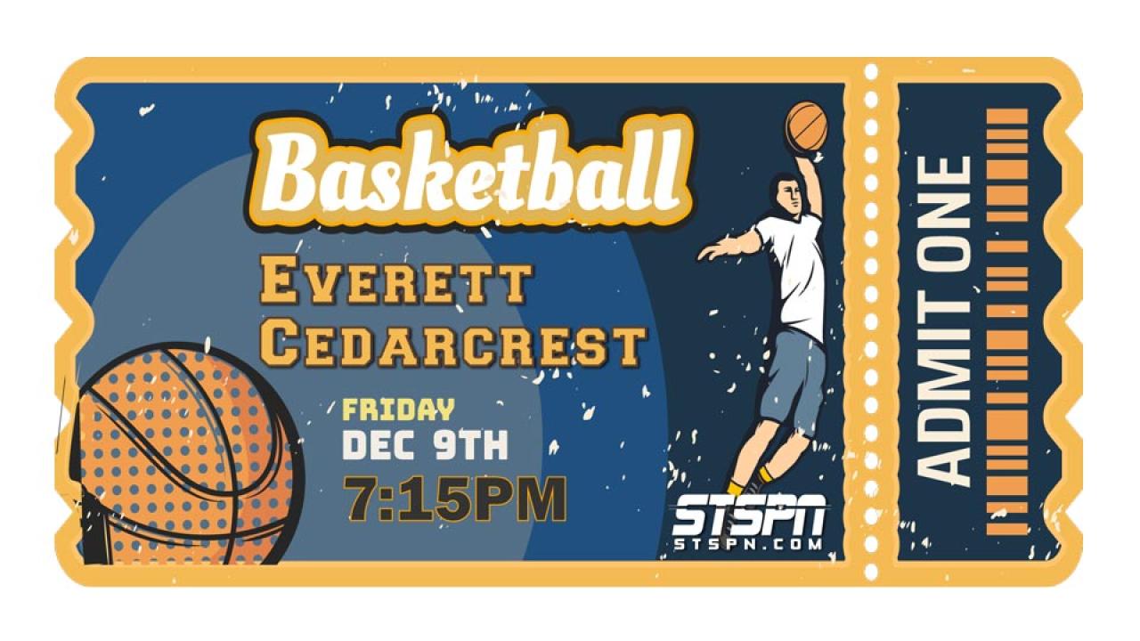 Cedarcrest at Everett Boys Basketball